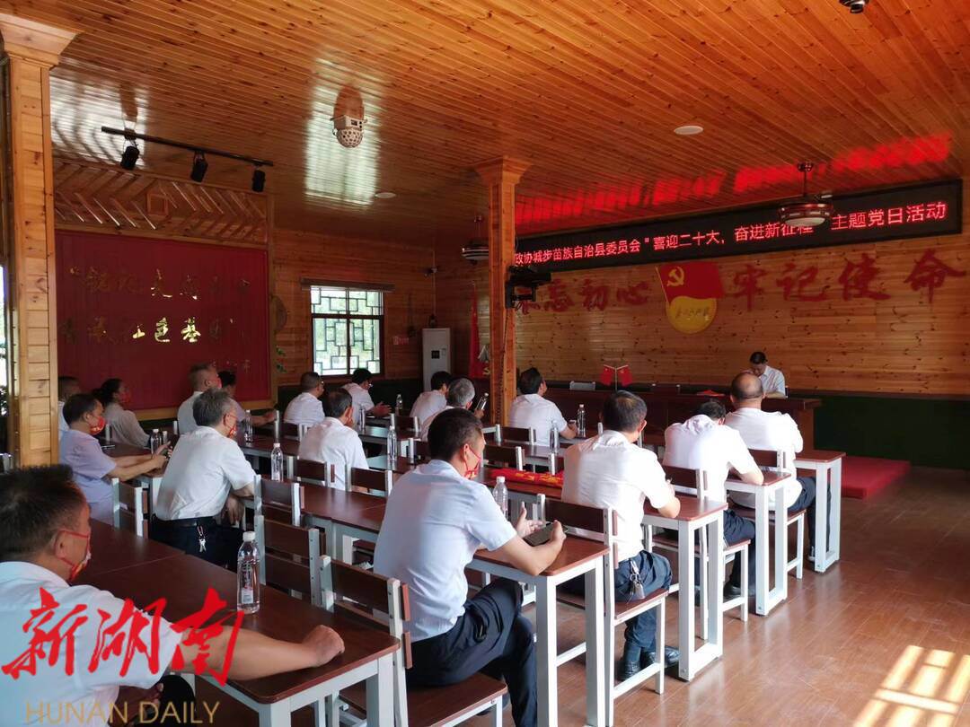 城步政协机关一支部开展“喜迎二十大 奋进新征程”主题党日活动_邵阳头条网
